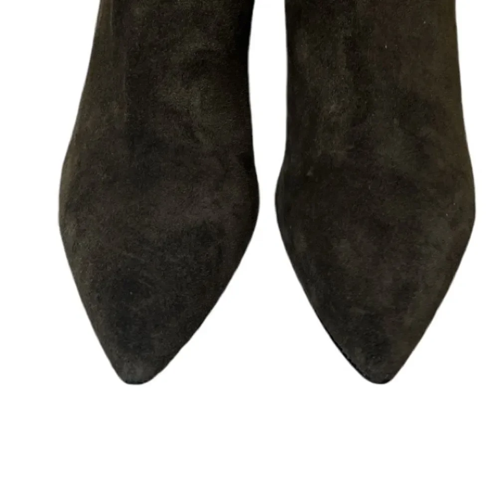 VERONICA BEARD Military Roxie Suede Boot in Brown - Picture 4 of 11